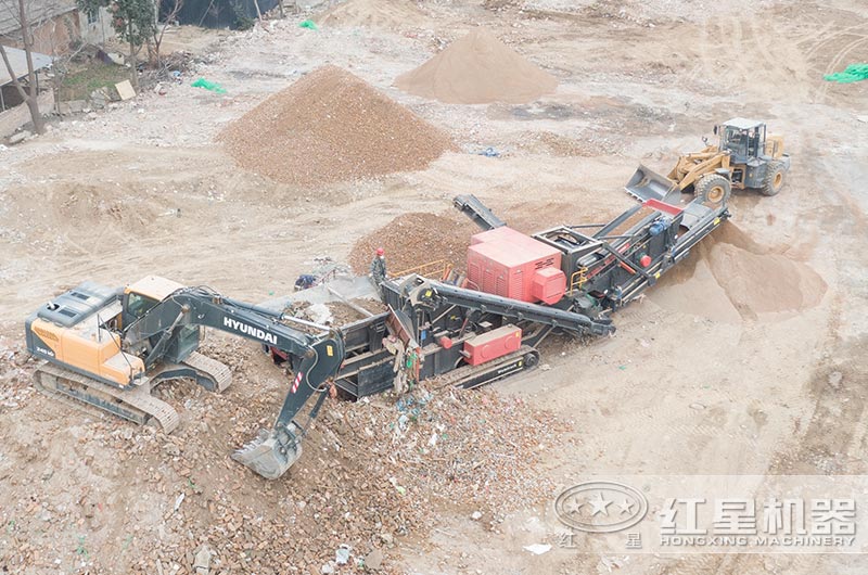 四川建筑垃圾移動(dòng)制砂現(xiàn)場