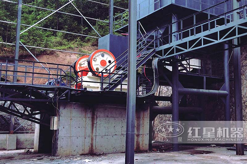 紅星廠家歐版顎式破碎機現場 紅星廠家歐版顎式破碎機現場